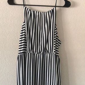 Libby.Edelman Dress Blue & White Stripe L